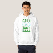 Golf nimmt Balls Hoodie (Vorne ganz)