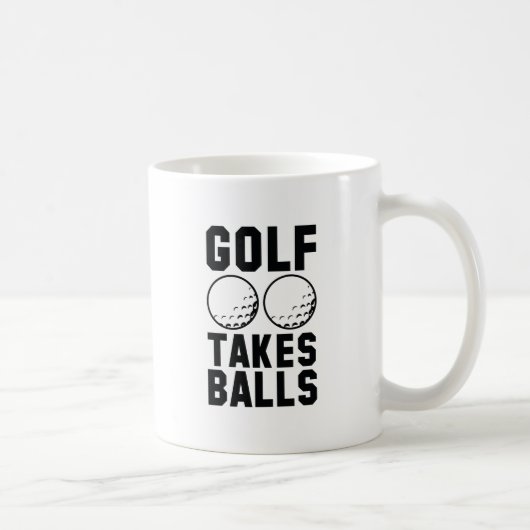 Golf nimmt Balls Kaffeetasse (Rechts)