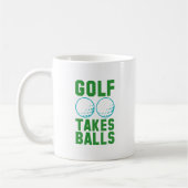 Golf nimmt Balls Kaffeetasse (Links)