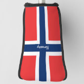 Golf Norwegen / Norwegische Flagge / Golf Clubs Ab Golf Headcover (Rotieren 90)