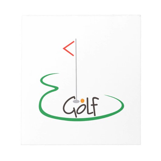 Golf Notizblock (Vorderseite)