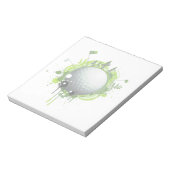 Golf Notizblock (Rotiert)