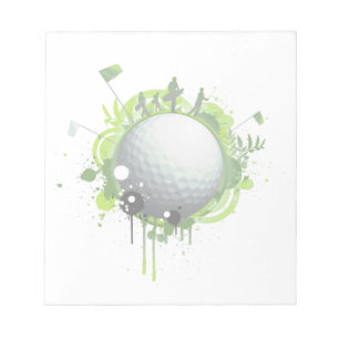 Golf Notizblock
