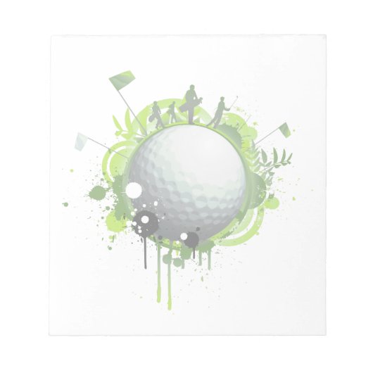 Golf Notizblock (Vorderseite)