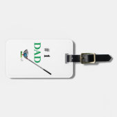 GOLF Nummer 1 VATER, Golfclub, Cool Gepäckanhänger (Vorderseite horizontal)