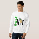 Golf-Nuss 1 Sweatshirt (Vorne ganz)