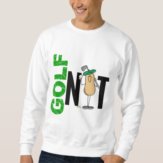 Golf-Nuss 1 Sweatshirt (Vorderseite)
