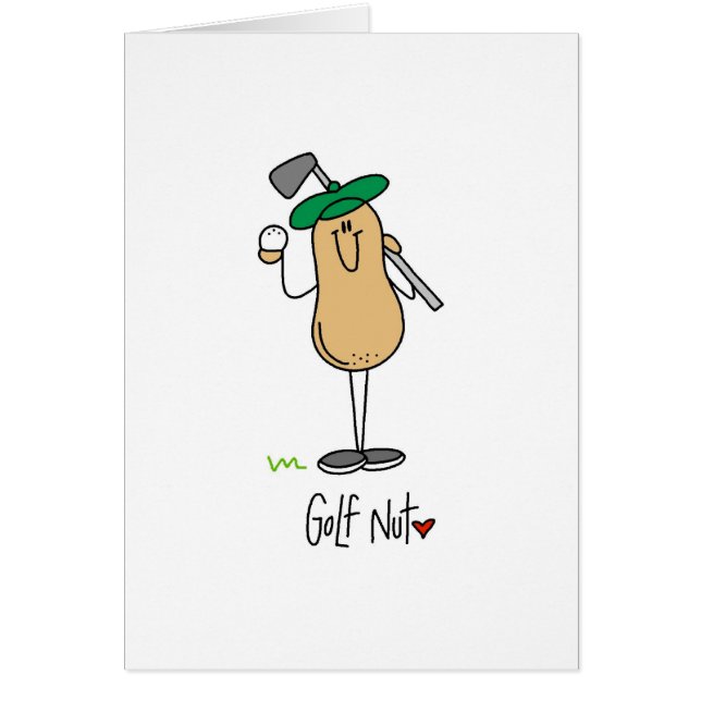 Golf-Nuss-T - Shirts und Geschenke (Vorne)