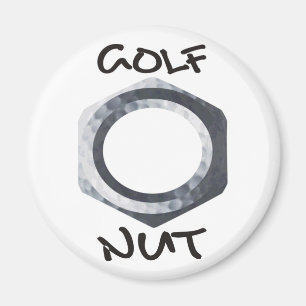 Golf Nut Magnet