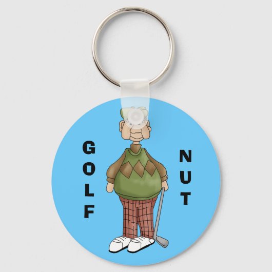 GOLF NUT SCHLÜSSELANHÄNGER (Vorderseite)