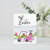 Golf Oaster Design für Golfer Feiertagspostkarte (Stehend Vorderseite)