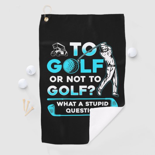Golf oder Golf nicht Golfhandtuch (Insitu)