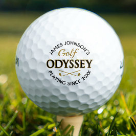 Golf Odyssey Personalisiert Name Fun Golfball