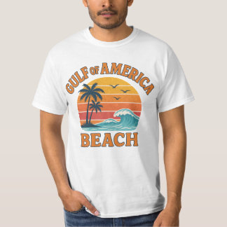 Golf of America Retro Beach Vibes Design T-Shirt