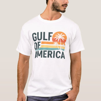 Golf of America Retro Beach Vibes Design T-Shirt