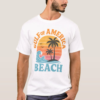 Golf of America Retro Beach Vibes Design T-Shirt