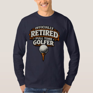 Golf offiziell im Ruhestand Vollzeitgolfer Vintage T-Shirt