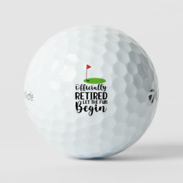 Golf offiziell in Ruhestand für Golfer Golfball