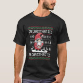 Golf Oh Christmas Tee Santa Gnome Golfer Ugly Chri (Vorderseite)