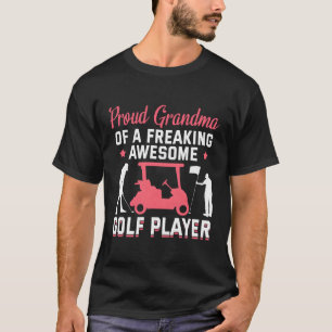 Golf Oma Golfspieler Großmutter Thema Golf T-Shirt