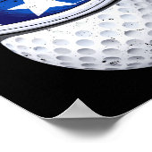 Golf Onkel Sam Poster (Ecke)