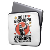 Golf Opa wie ein regelmäßiger Großvater Laptopschutzhülle (Vorderseite Links)