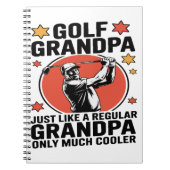Golf Opa wie ein regelmäßiger Großvater Notizblock (Vorderseite)