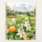 Golf Orange Blossom Thema Florida Golfer Planer (Vorderseite)