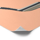 Golf Orange Poster (Ecke)