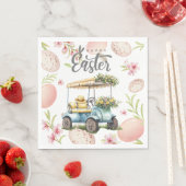 Golf Ostern für Golfer Wasserfarbe Frühling Serviette (Beispiel)