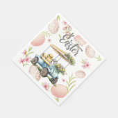 Golf Ostern für Golfer Wasserfarbe Frühling Serviette (Ecke)