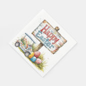 Golf Ostern für Golfer Wasserfarbe Frühling Serviette (Ecke)