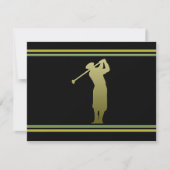 Golf Outing Party Einladung (Vorderseite)