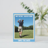 Golf Outing Postkarte (Stehend Vorderseite)