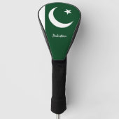 Golf Pakistan & Pakistan Flagge / Golf Clubs Abdec Golf Headcover (Vorderseite)