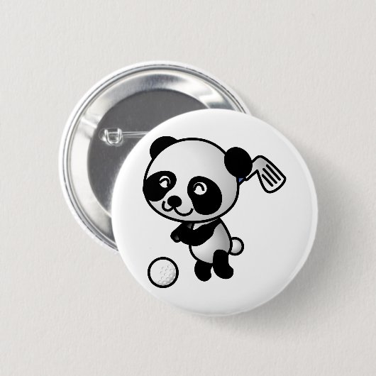 Golf Panda Button (Vorne & Hinten)
