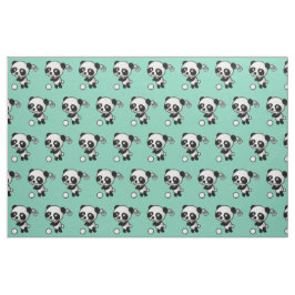 Golf Panda Fabric Stoff
