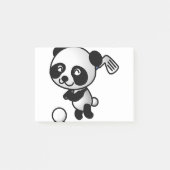 Golf Panda Post-it Klebezettel (Vorderseite)