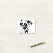 Golf Panda Post-it Klebezettel (Auf Schreibtisch)