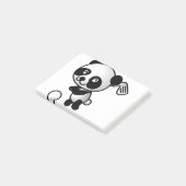 Golf Panda Post-it Klebezettel (angewinkelt)