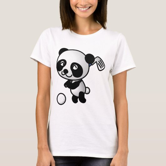 Golf Panda T-Shirt (Vorderseite)