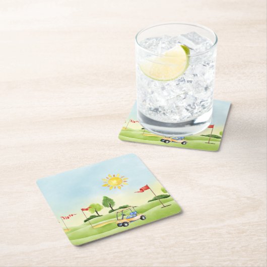 Golf Paper Untersetzer (Vor Ort)