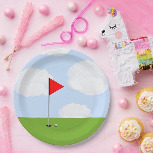 Golf Pappteller (Party)