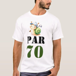 Golf Par 70 oder Golfer 70. Geburtstag T-Shirt