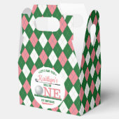 Golf PAR-T-SHIRT 1. Geburtstag Geschenkschachtel (Geöffnet)