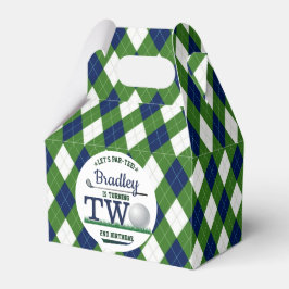 Golf PAR-T-SHIRT 2. Geburtstag Geschenkschachtel