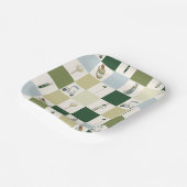 Golf Par T-Shirt Pappteller (Gewinkelt)