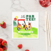 Golf Par-T-Swing by Boy Kindergeburtstag Serviette (Beispiel)