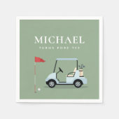 Golf Par-tee Napkins Serviette (Vorderseite)