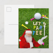 Golf Par Tee Party Einladung mit Golfball (Vorne/Hinten)
